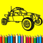 Rally Car Coloring Book