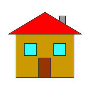 House Drawing for kids