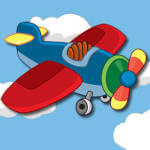 Airplane coloring pages for kids