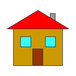 House Coloring for Kids
